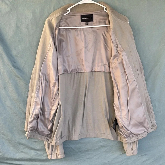 EUC Club Monaco Cotton Bomber Jacket Size M - Picture 3 of 9